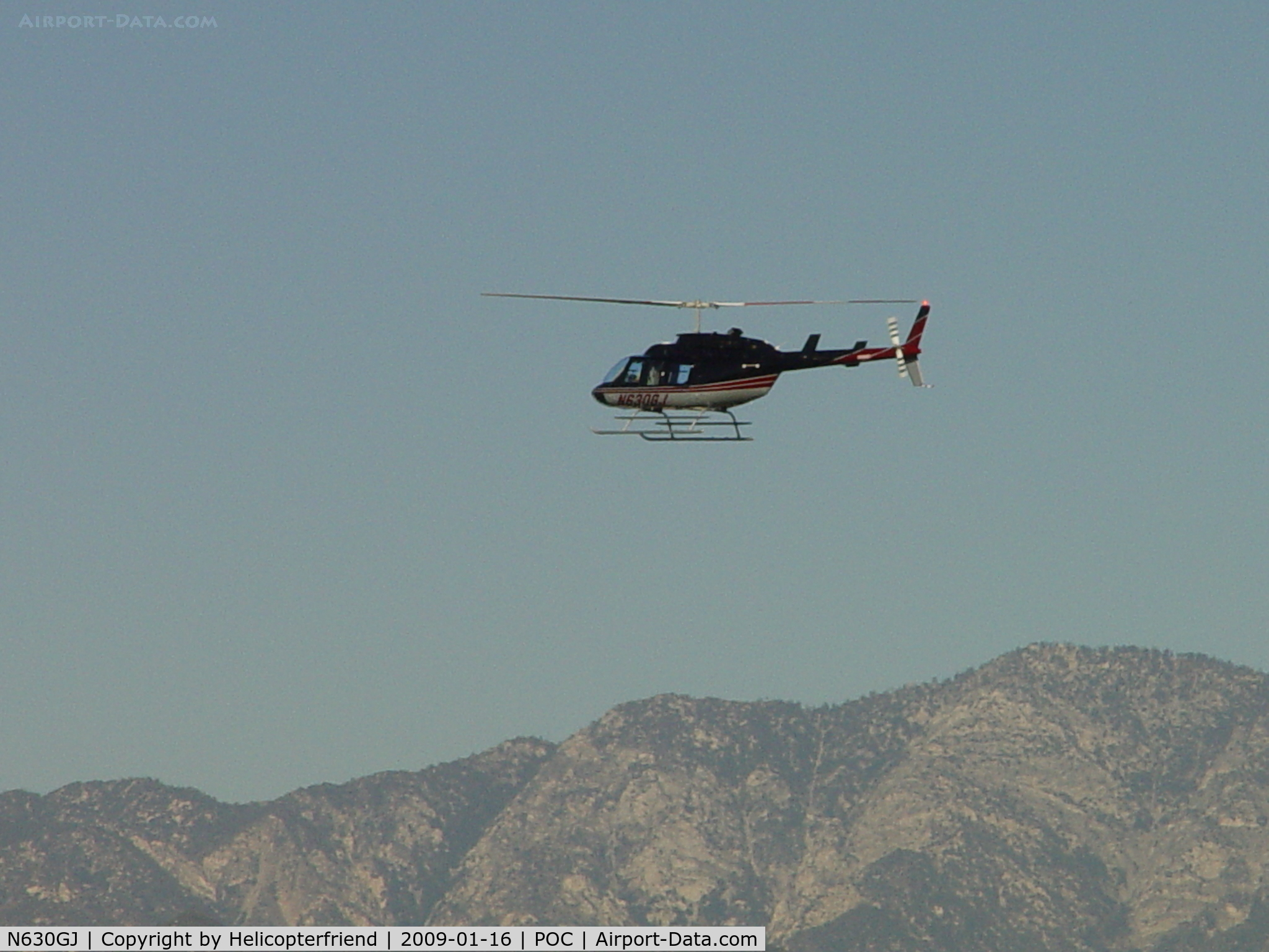 N630GJ, 2008 Bell 206L-4 LongRanger IV LongRanger C/N 52376, Westbound, northside enroute to pad