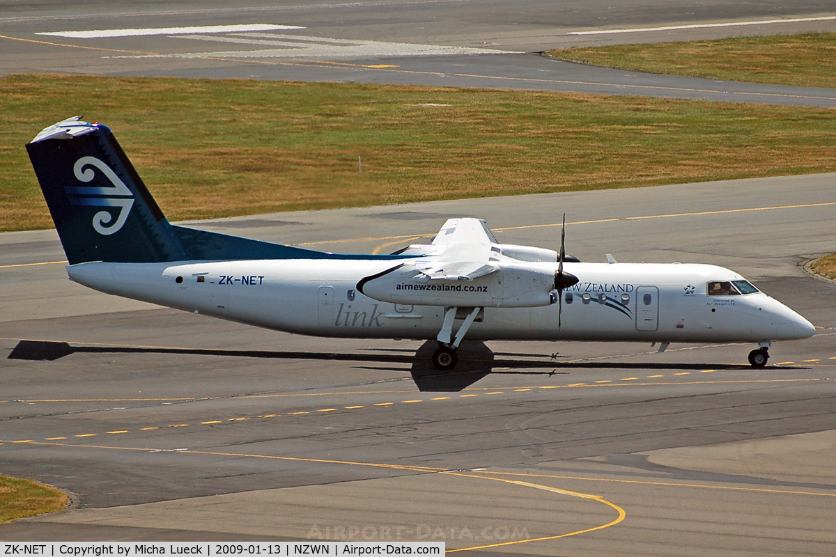 ZK-NET, 2007 De Havilland Canada DHC-8-311 Dash 8 C/N 642, At Wellington