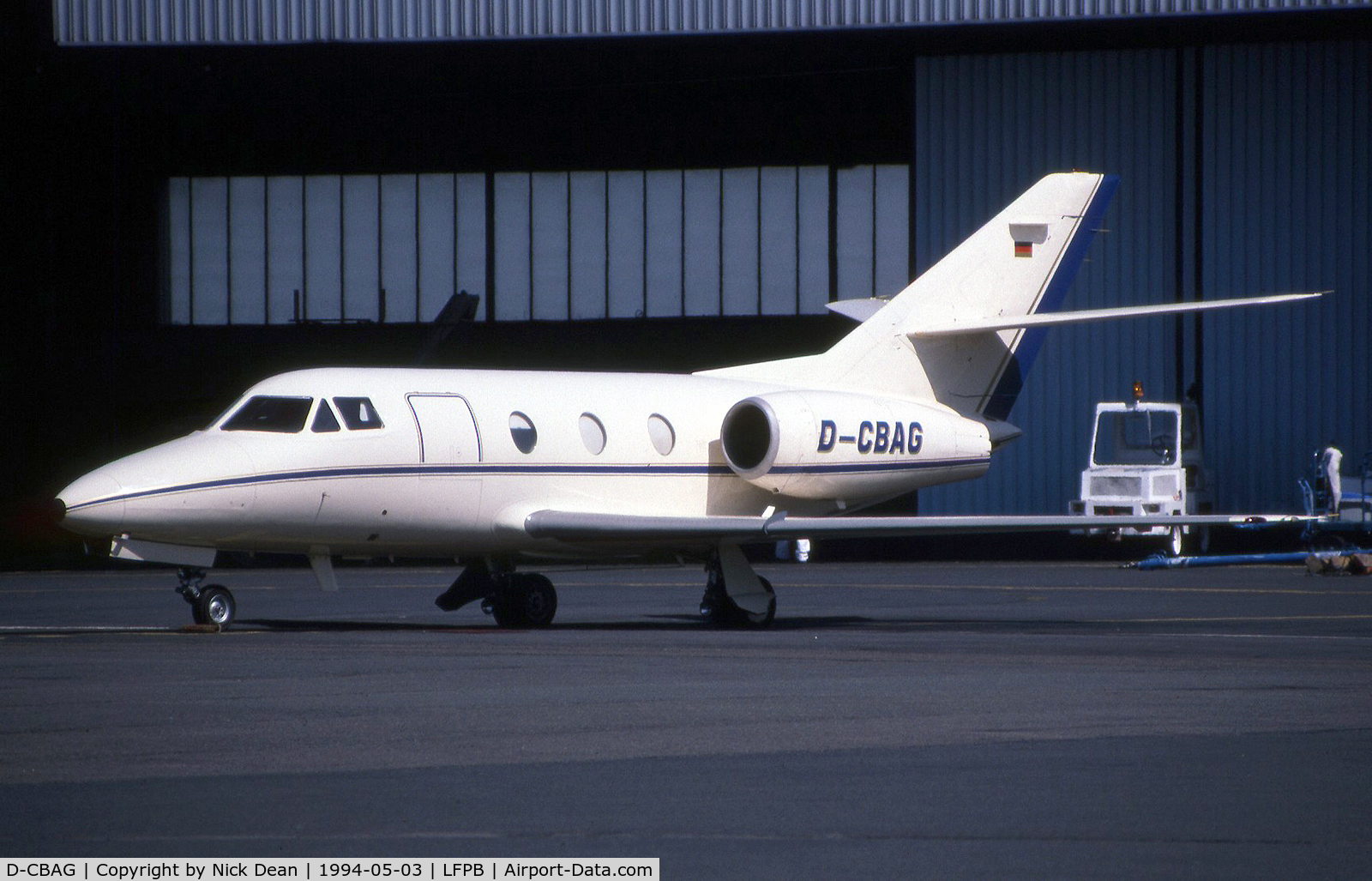 D-CBAG, 1977 Dassault Falcon 10 C/N 091, LFPB