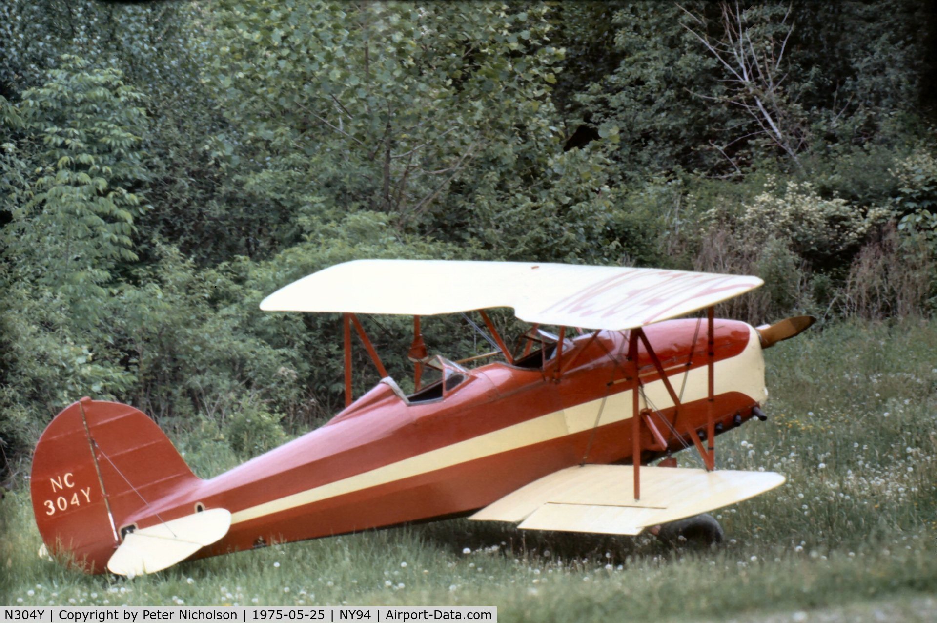 N304Y, 1931 Great Lakes 2T-1 Sport Trainer C/N 191, As NC304Y this Great Lakes Trainer was present at Rhinebeck in the summer of 1975.
