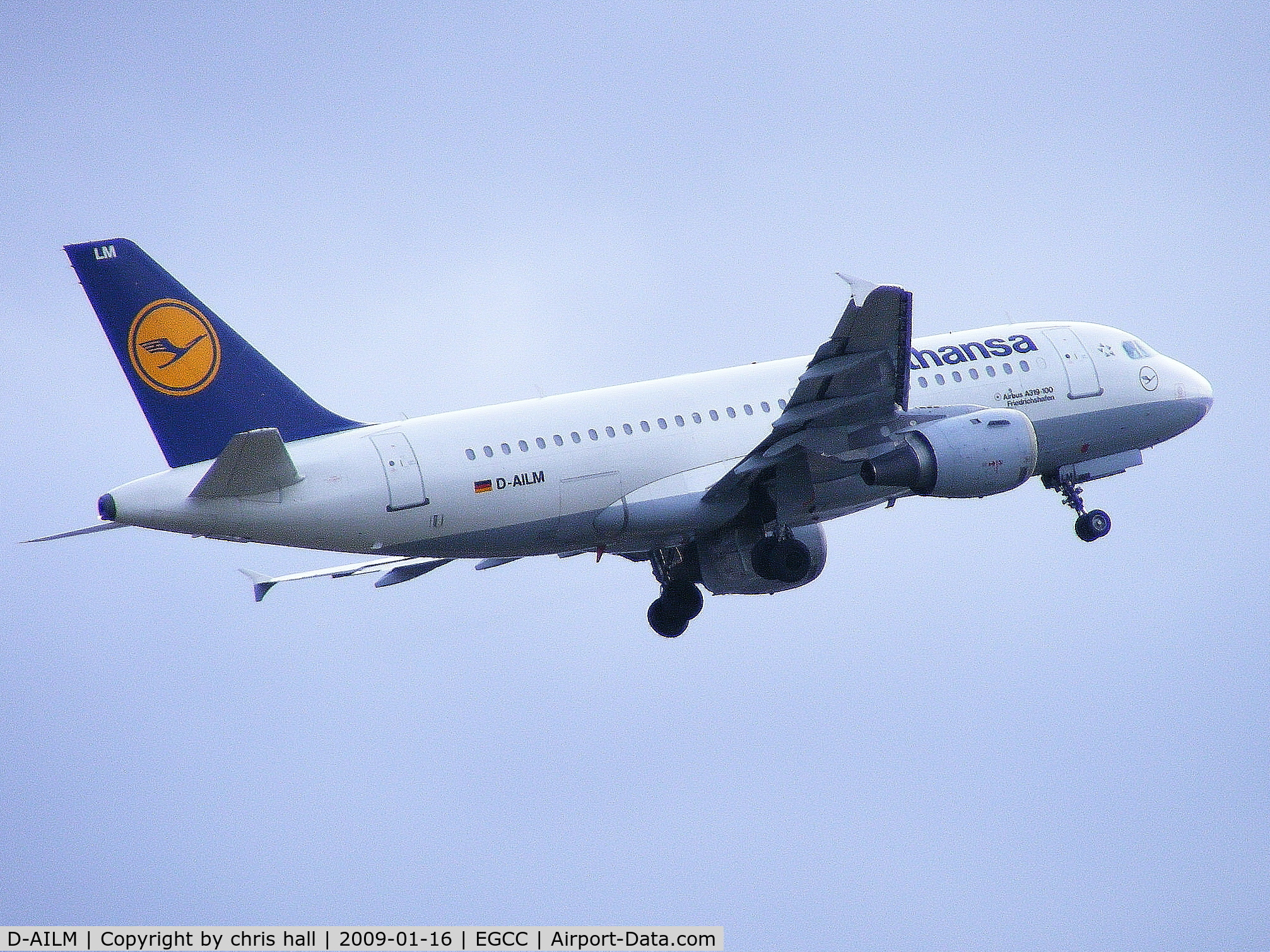 D-AILM, 1997 Airbus A319-114 C/N 694, Lufthansa