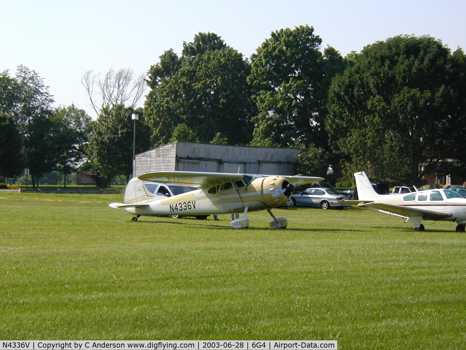 N4336V, Robinson R44 Raven II C/N 12826, Waco Reunion at 6G4 - 2003