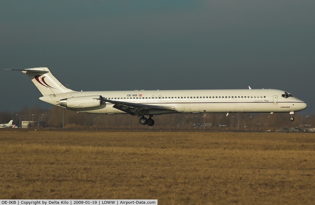 OE-IKB, 1986 McDonnell Douglas MD-83 (DC-9-83) C/N 49448, MAP-JETS