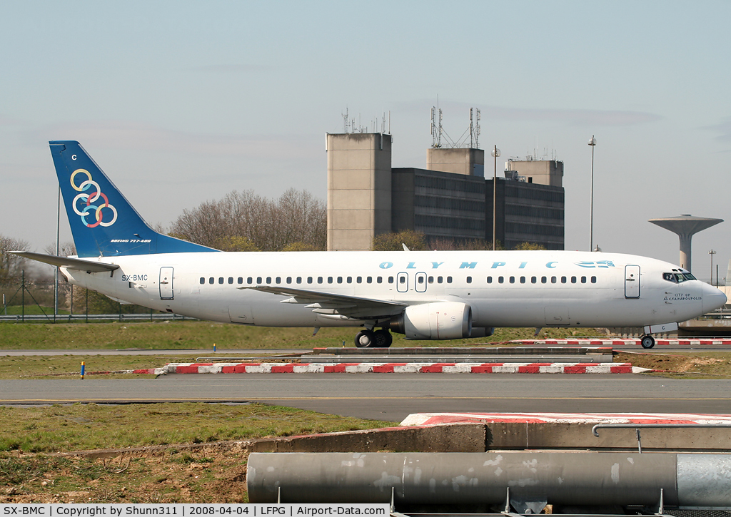 SX-BMC, 1993 Boeing 737-42J C/N 27143, Taxiing on parallels runways