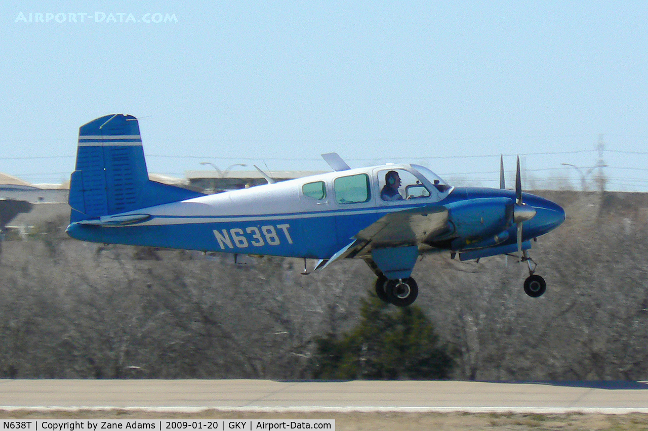 N638T, 1959 Beech 95 C/N TD-205, At Arlington Municipal