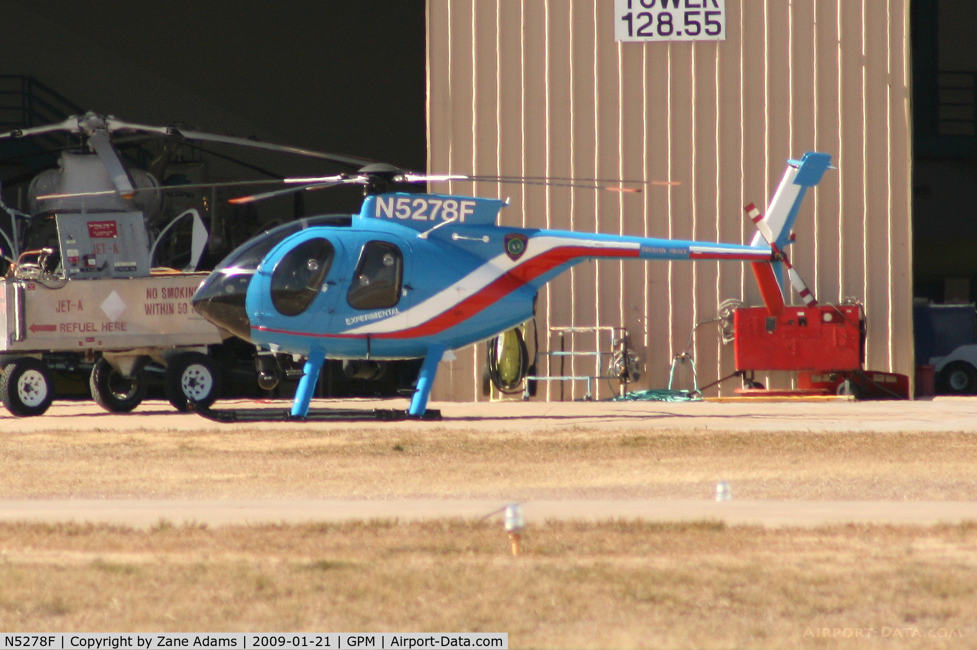 N5278F, MD Helicopters 369E C/N 0588E, At Grand Prairie Municipal - Houston Police Department