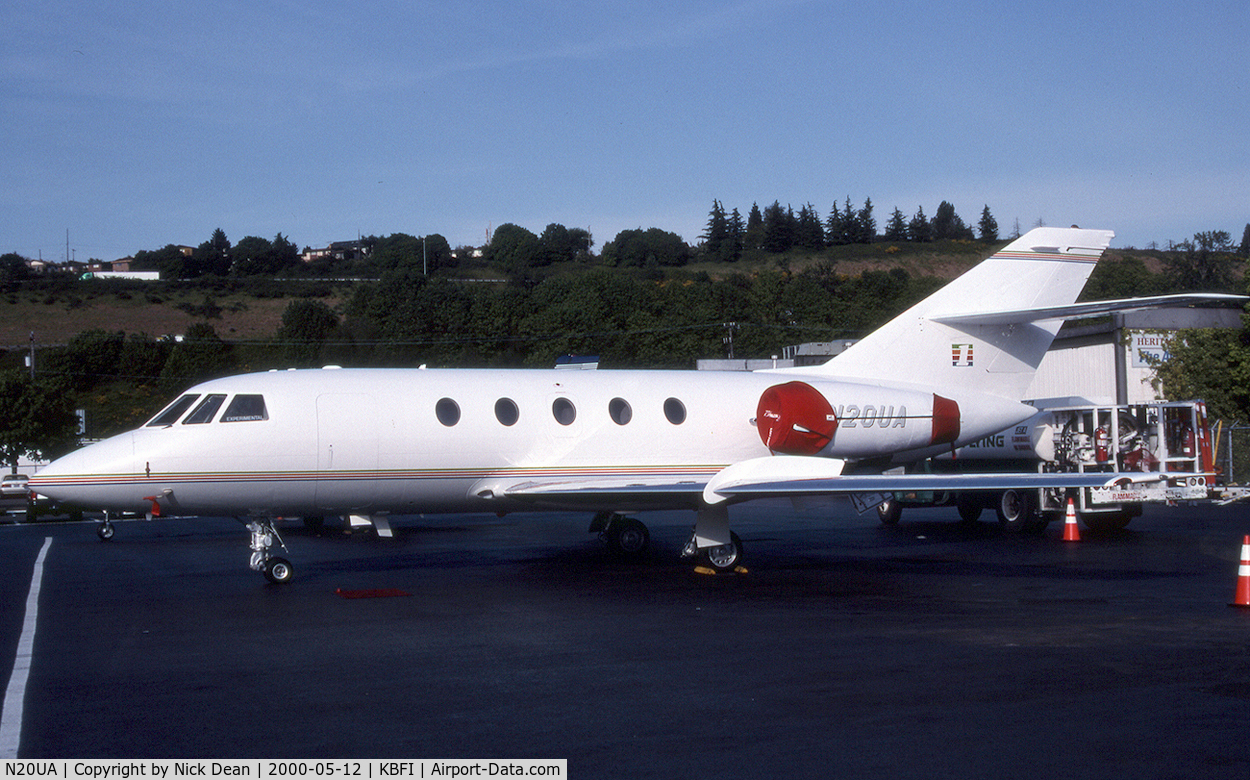 N20UA, 1967 Dassault Falcon (Mystere) 20C-5 C/N 91, KBFI