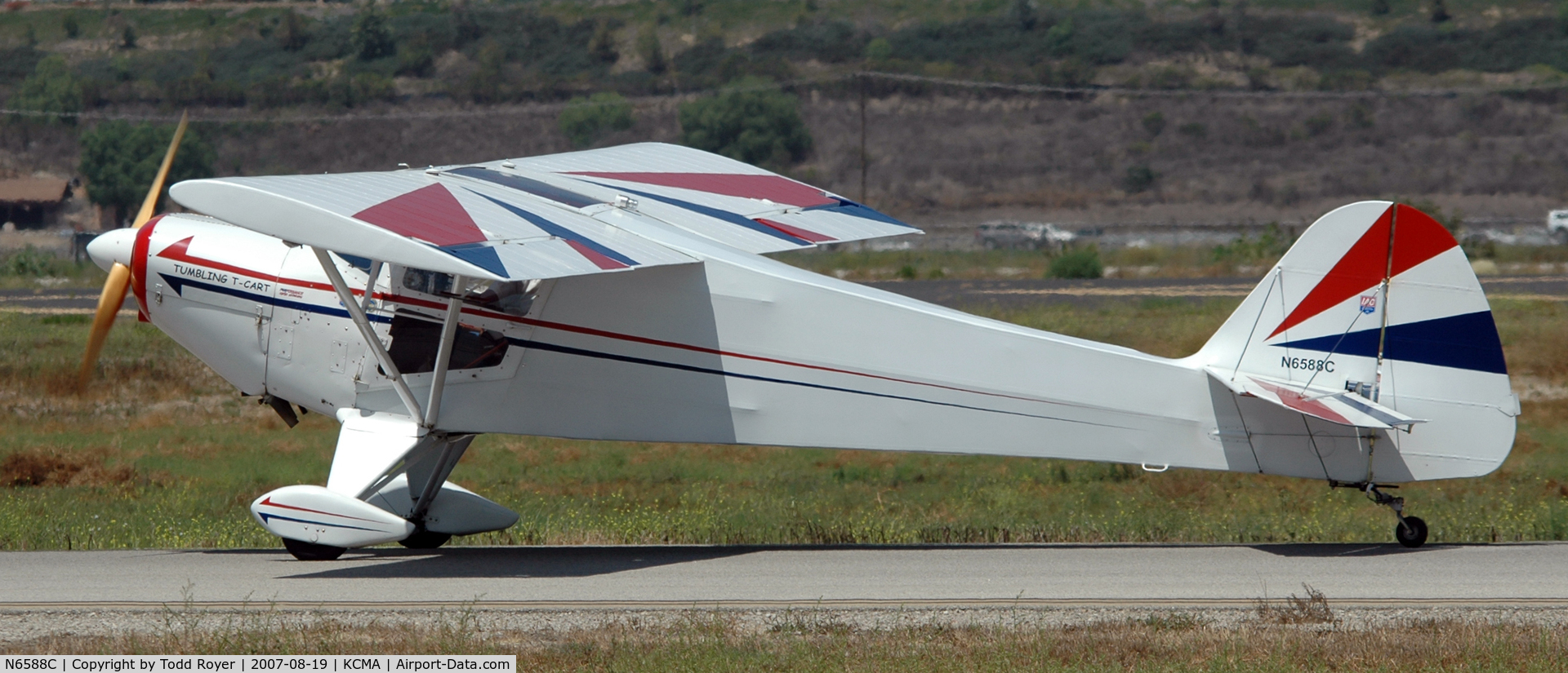 N6588C, 1992 Taylorcraft/Swick T-Clips C/N 1, Camarillo airshow 2007