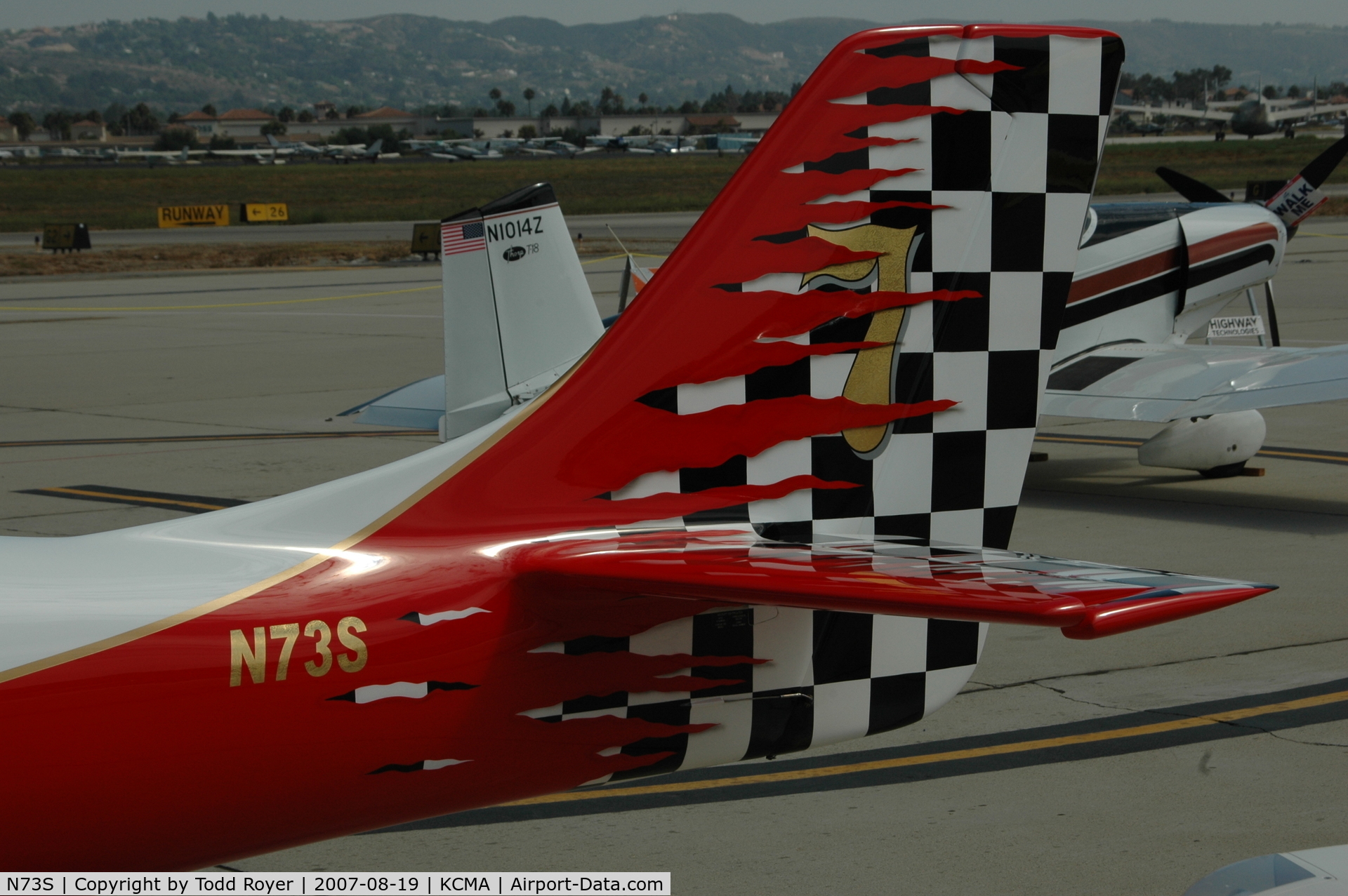 N73S, 2007 Lancair 320 C/N CS001, Camarillo airshow 2007