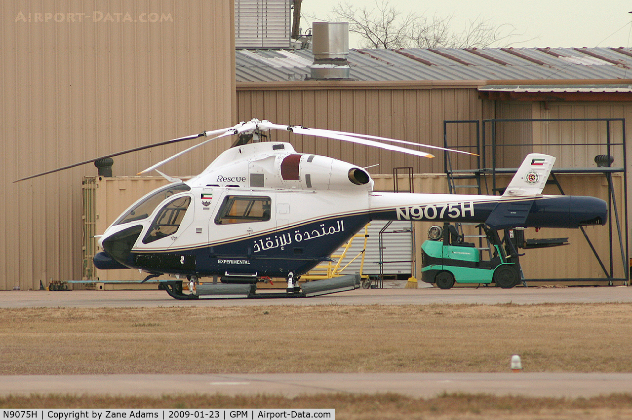 N9075H, 2008 MD Helicopters MD-900 Explorer C/N 900-00127, At Grand Prairie Municipal