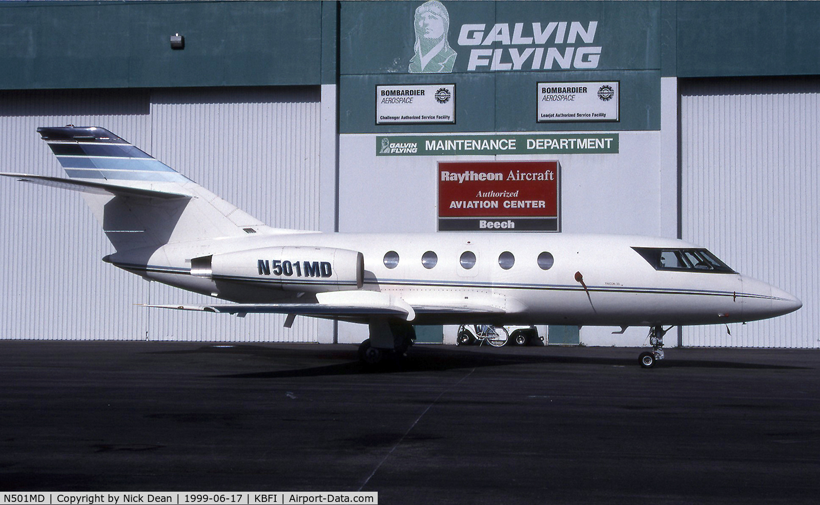 N501MD, 1973 Dassault Falcon (Mystere) 20E C/N 284, KBFI