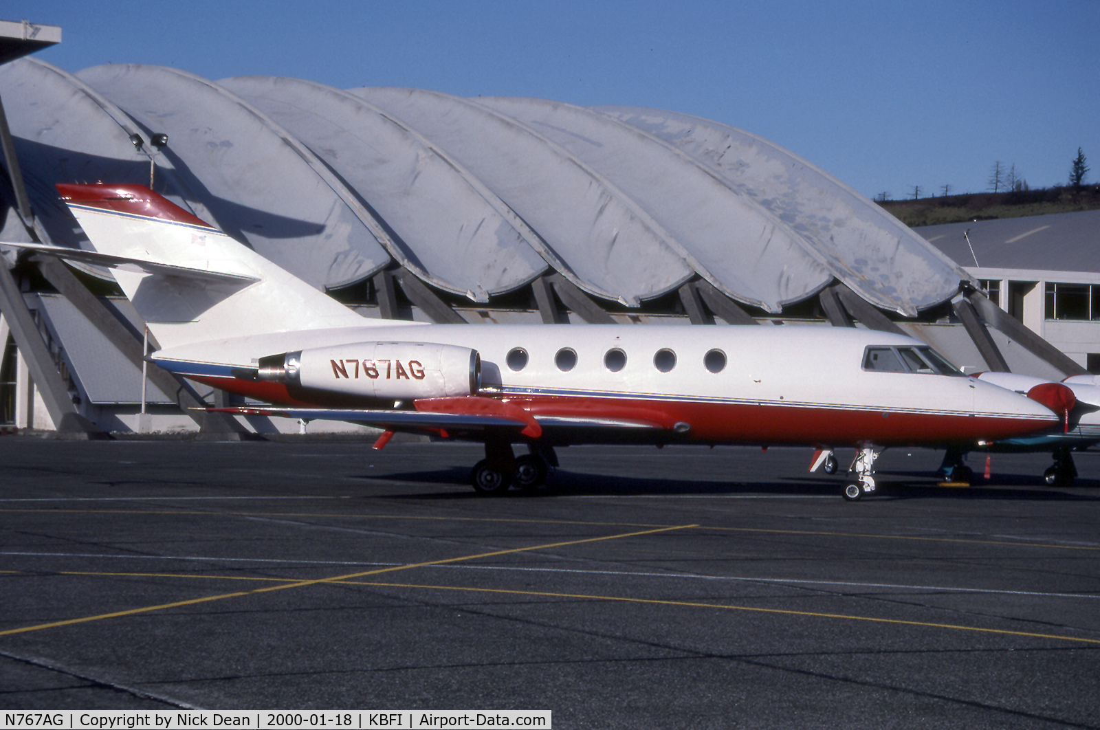 N767AG, Dassault Falcon (Mystere) 20F C/N 349, KBFI
