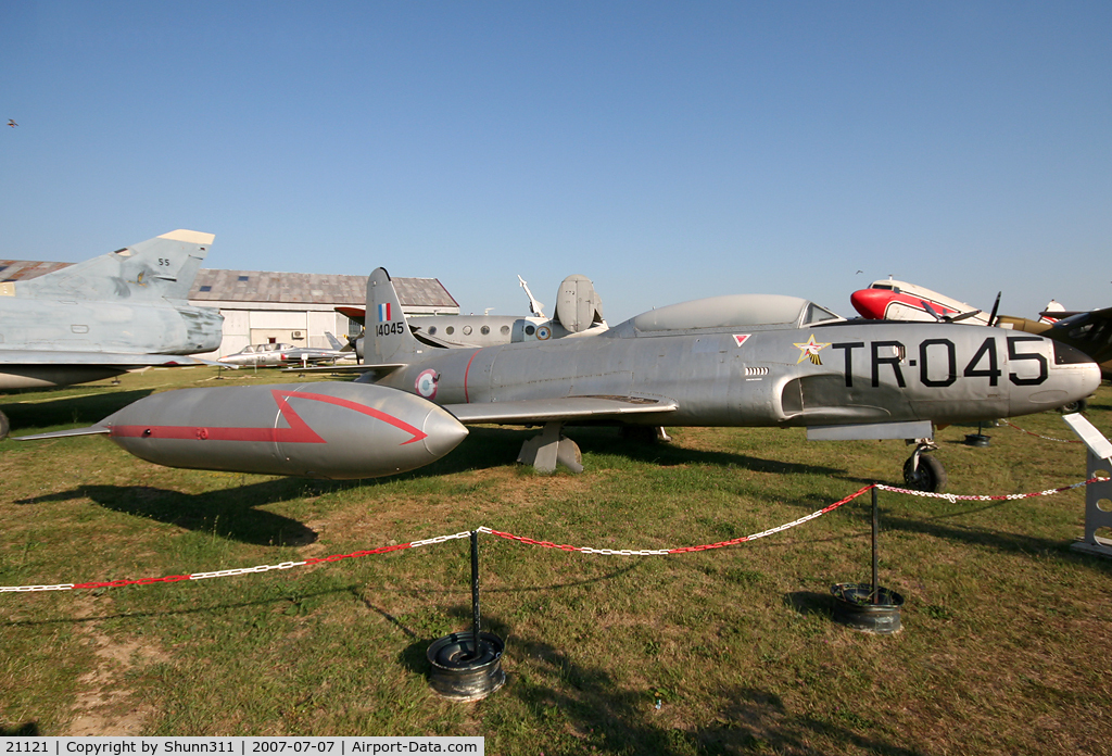 21121, Lockheed T-33A Shooting Star C/N 121, S/n 51-4045 - Preserved French Shooting Star