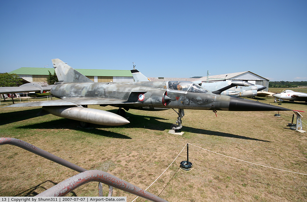 13, Dassault Mirage IIIEX C/N 467, S/n 467 - Preserved Mirage IIIEX prototype...
