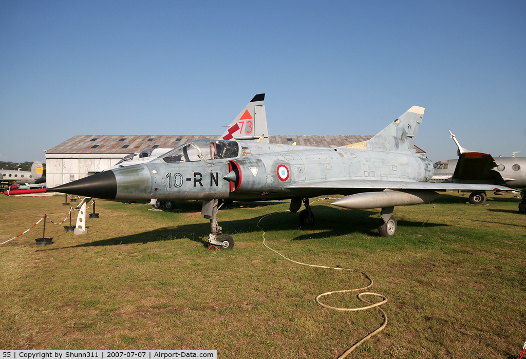 55, Dassault Mirage IIIC C/N 55, S/n 55 - Preserved Mirage IIIC