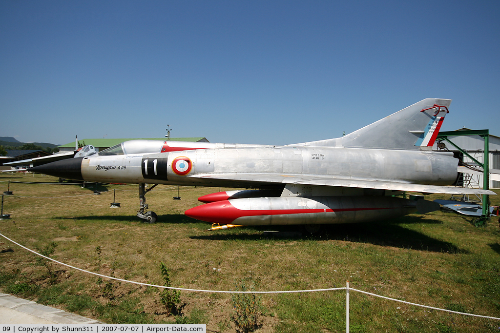 09, 1959 Dassault Mirage IIIA C/N 09, S/n 09 - Preserved pre-serie Mirage IIIA