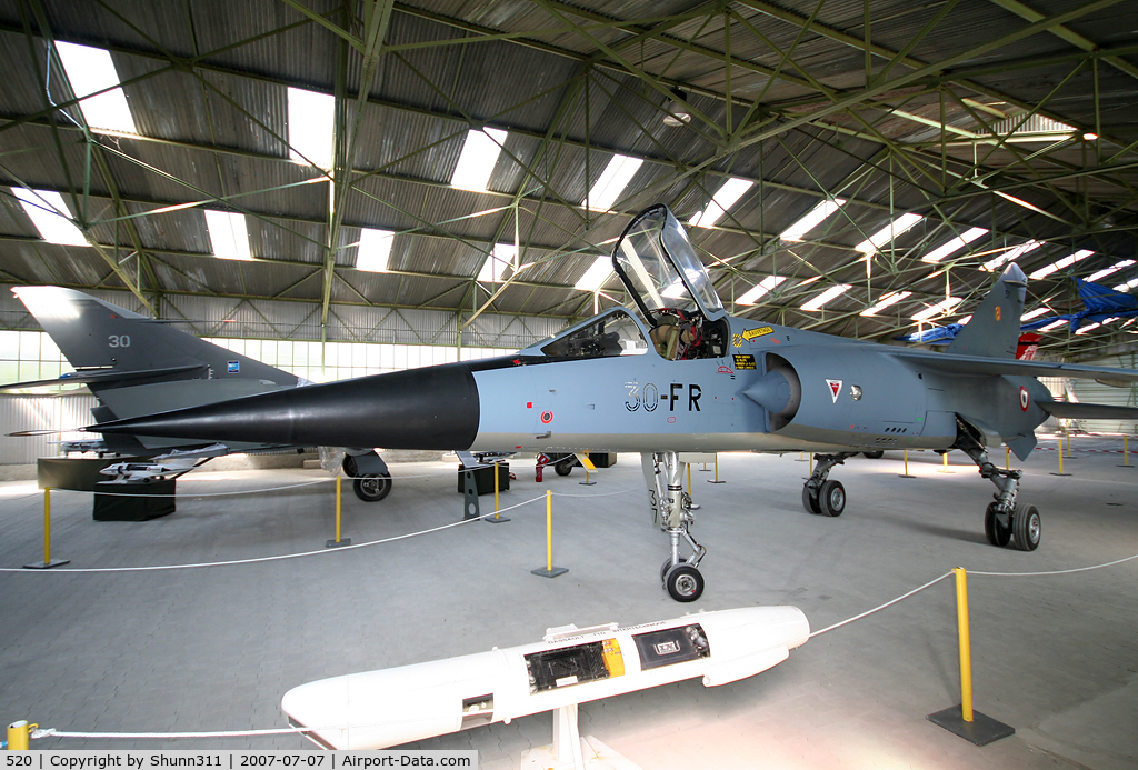 520, Dassault Mirage F.1B C/N Not found 520, S/n 37 - Preserved Mirage F1C
