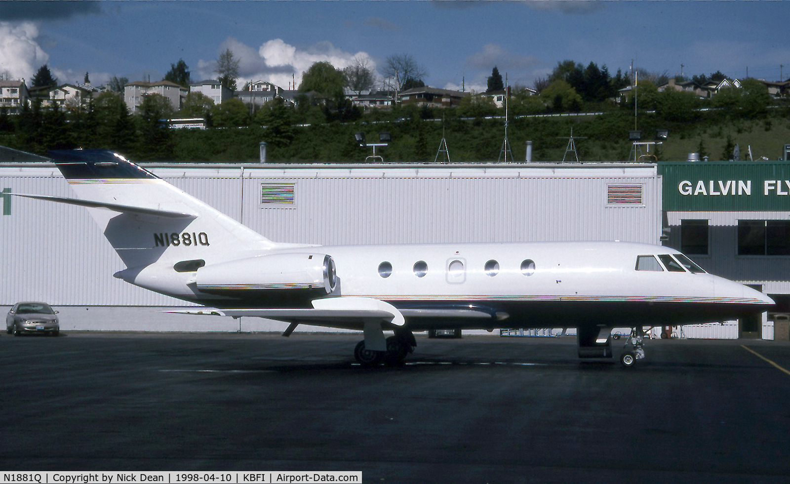 N1881Q, 1979 Dassault Falcon (Mystere) 20 C/N 414, KBFI