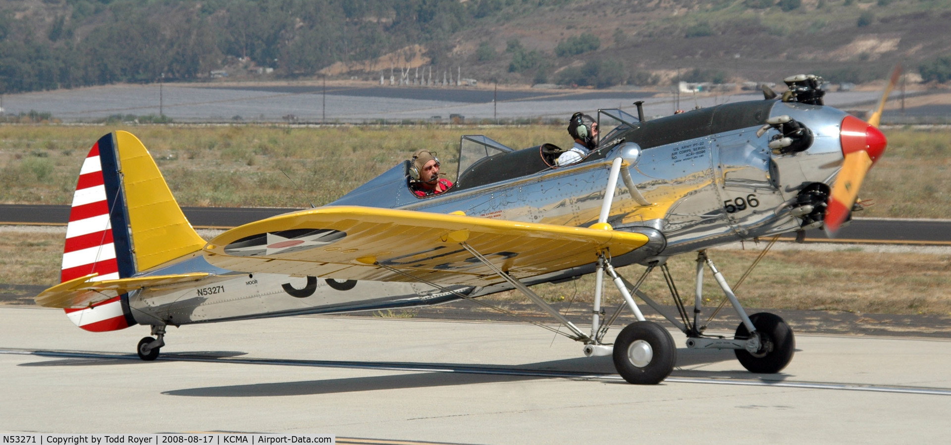 N53271, 1941 Ryan Aeronautical ST3KR C/N 1625, Camarillo Airshow 2008
