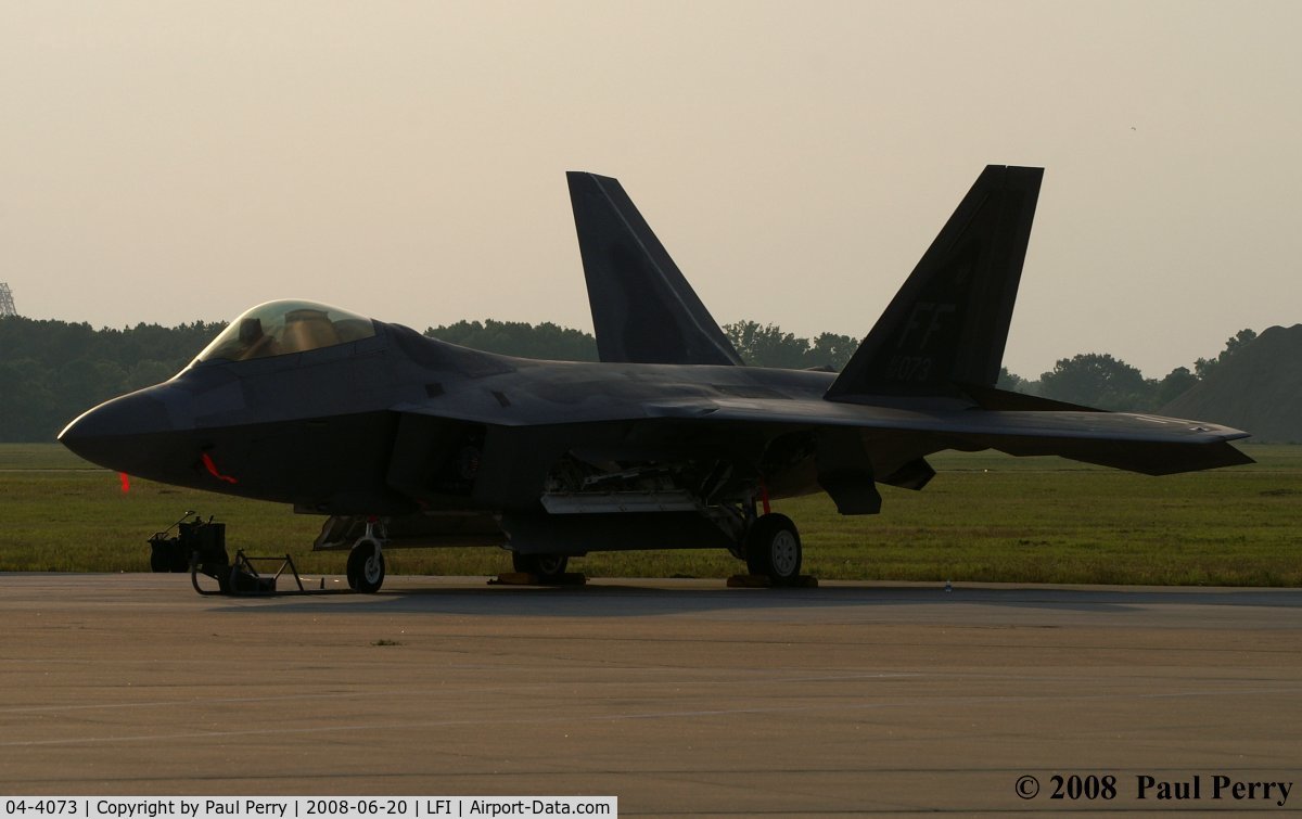 04-4073, Lockheed Martin F-22A Raptor C/N 4073, Sitting backup for the day