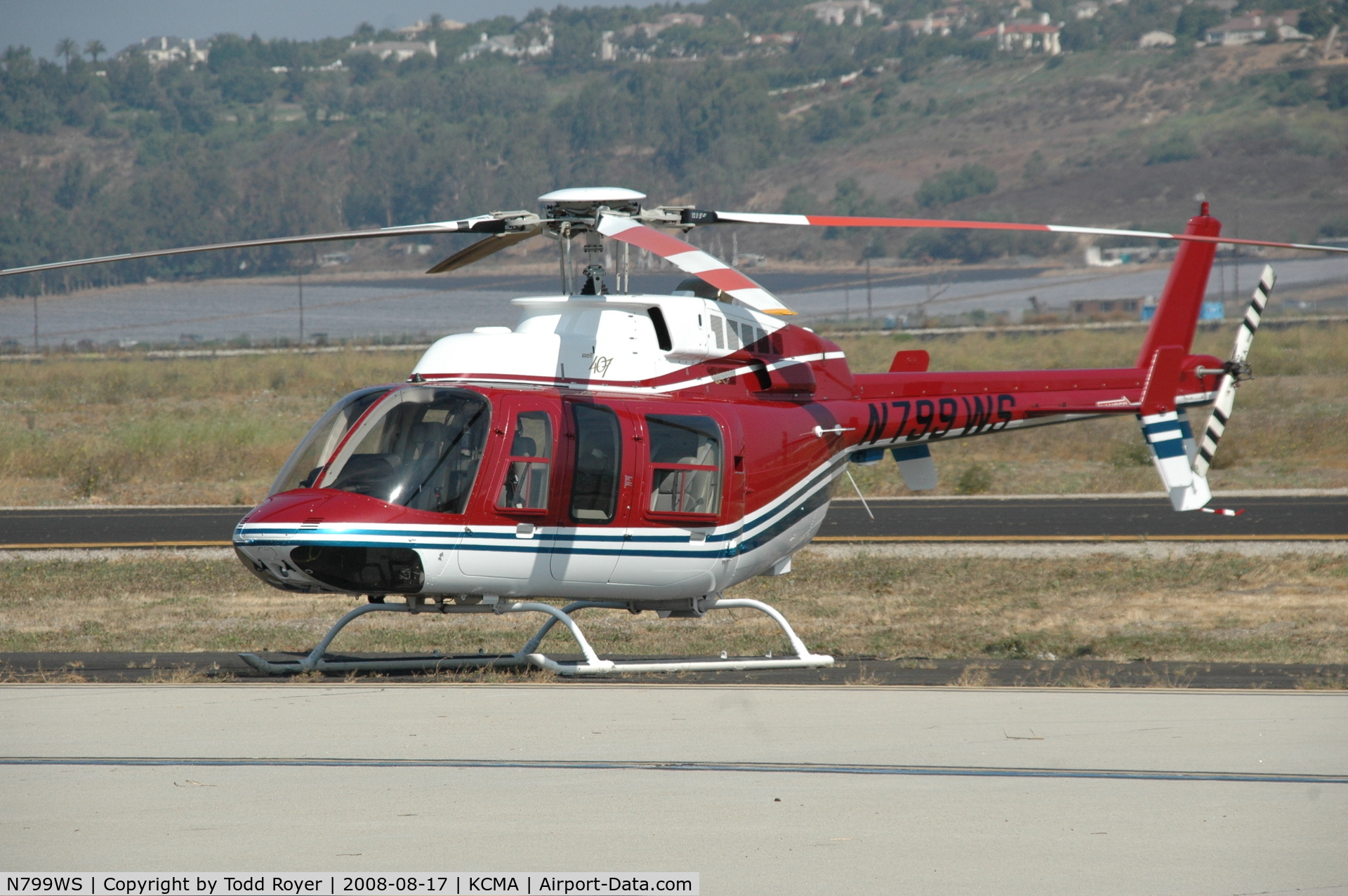 N799WS, 2002 Bell 407 C/N 53538, Camarillo Airshow 2008