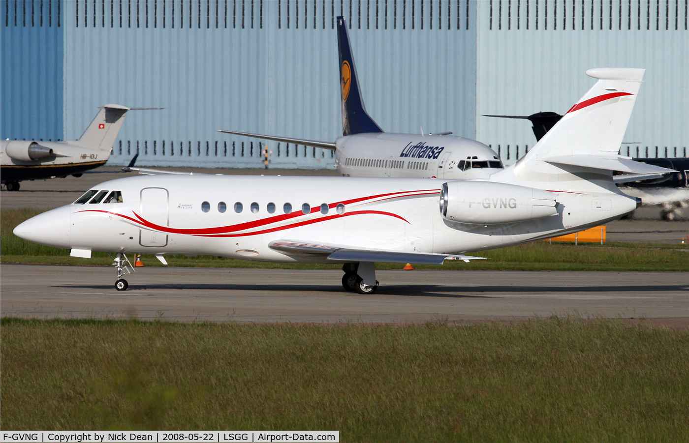 F-GVNG, 2006 Dassault Falcon 2000LX C/N 114, LSGG