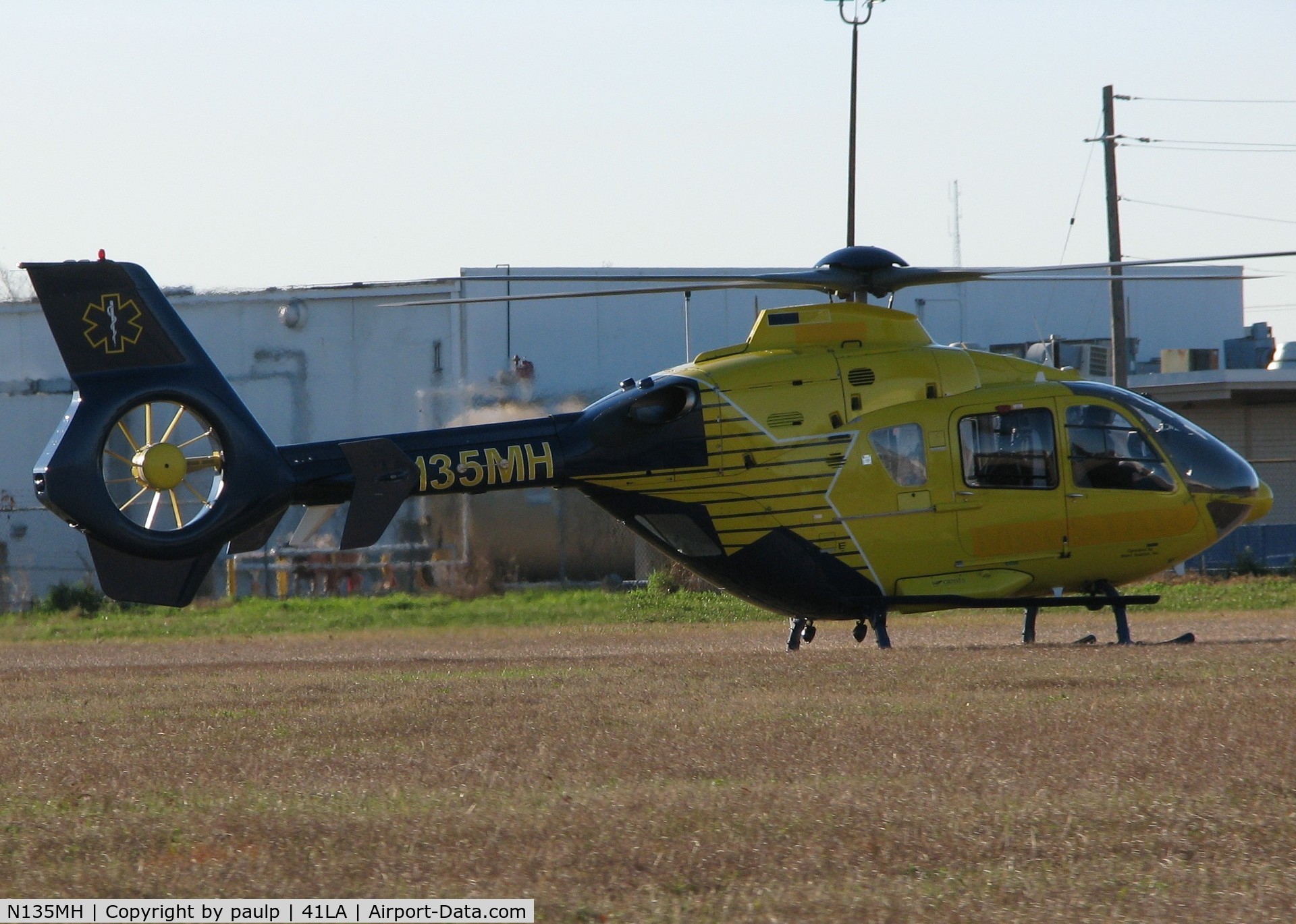 N135MH, 2000 Eurocopter EC-135T-1 C/N 0131, At Metro Aviation near the Downtown Shreveport airport.