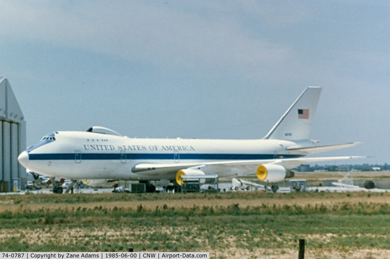 74-0787, 1974 Boeing E-4B C/N 20684, USAF E-4B at Waco