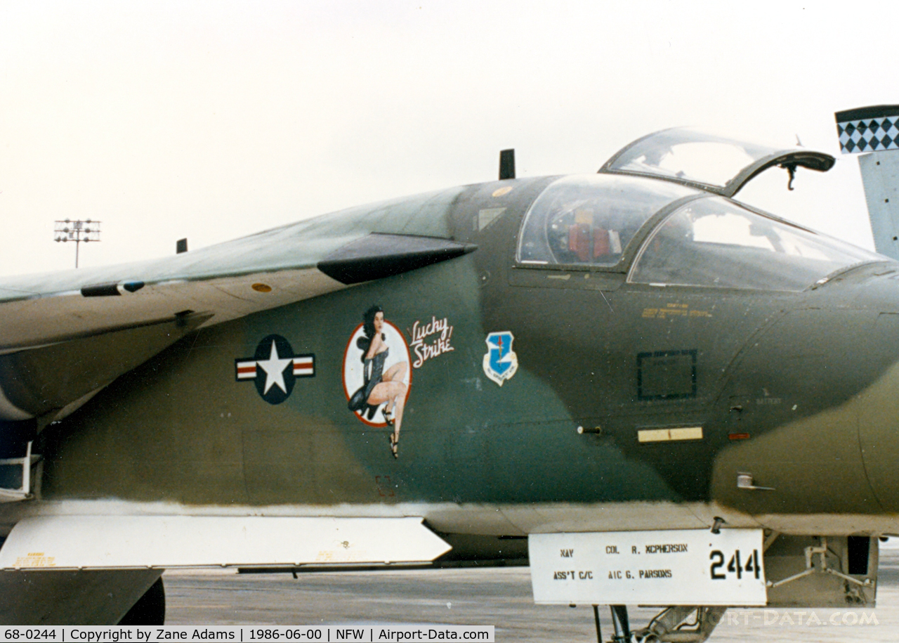 68-0244, General Dynamics FB-111A Aardvark C/N B1-16, FB-111 ose art at Carswell AFB