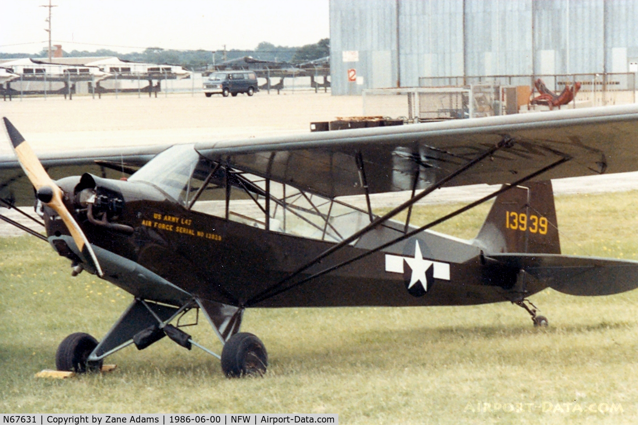 N67631, 1945 Piper J3C-65 Cub C/N 13939, At Carswell AFB airshow