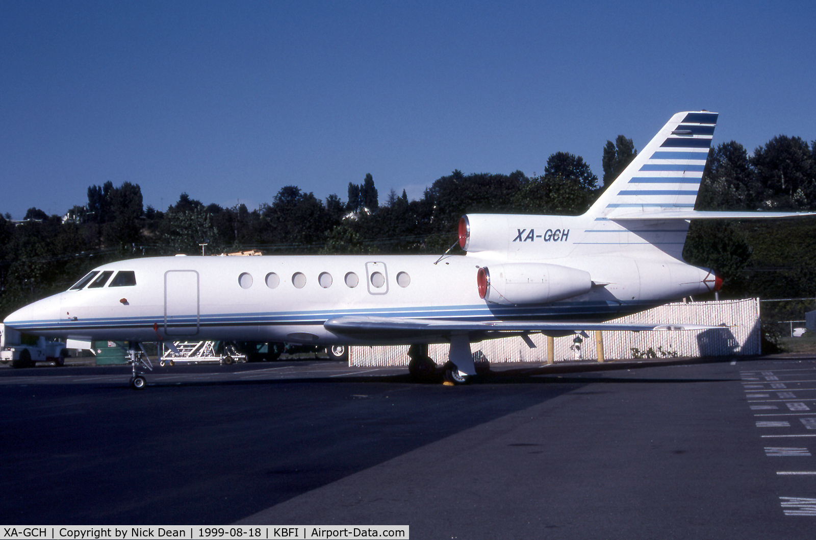 XA-GCH, Dassault Falcon 50 C/N 50, KBFI