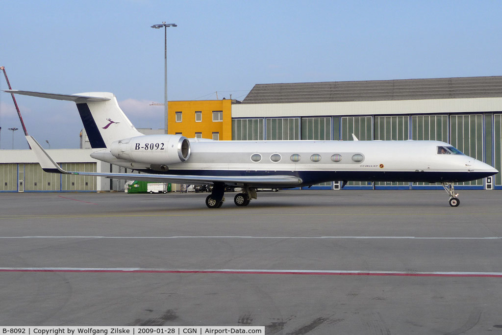 B-8092, 1997 Gulfstream Aerospace G-V C/N 510, rare visitor