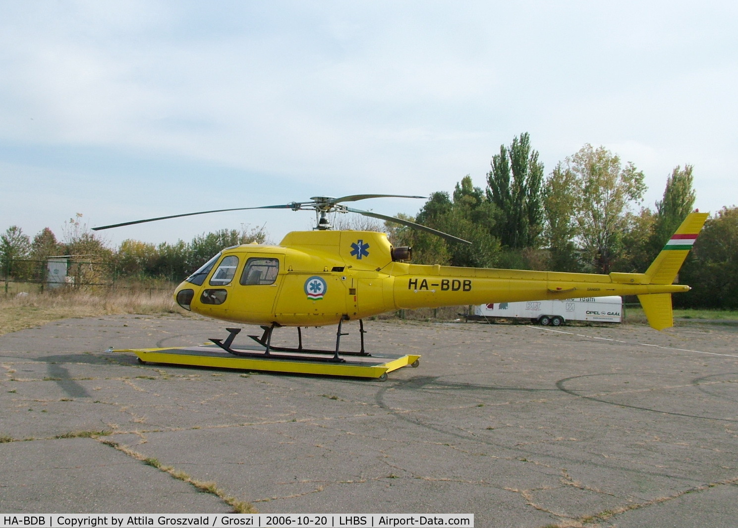 HA-BDB, 1992 Aérospatiale AS-350B Ecureuil C/N 2607, Budaörs-Airport / Hungary-LHBS Air Ambulance base