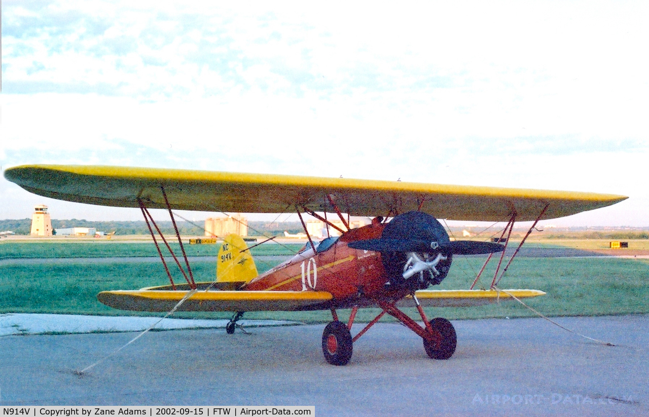 N914V, 1931 Brunner-Winkle Bird CK C/N 4004, National Air Tour Stop at Fort Worth Mecham Field - 2003