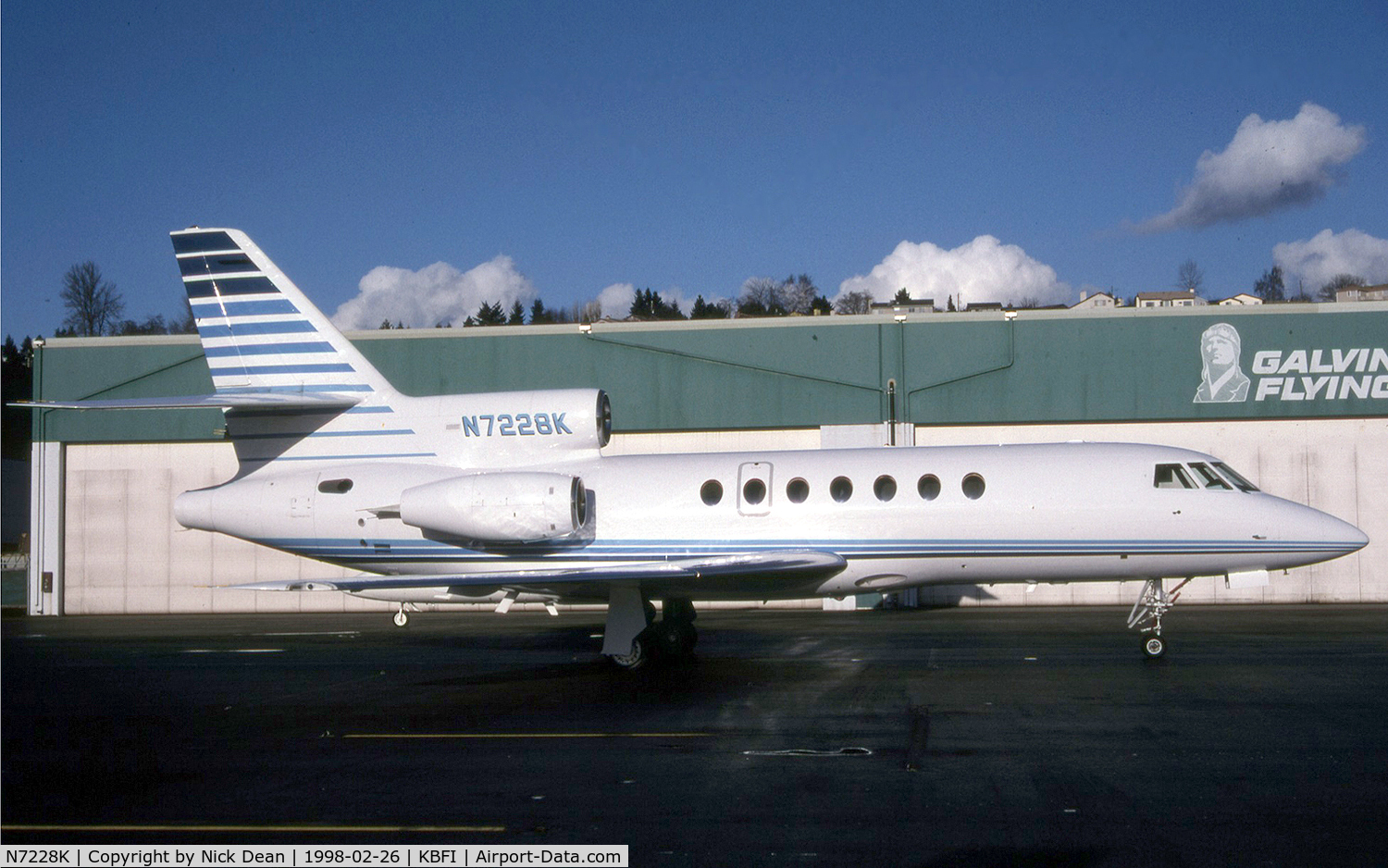 N7228K, 1984 Dassault-Breguet Falcon 50 C/N 146, KBFI