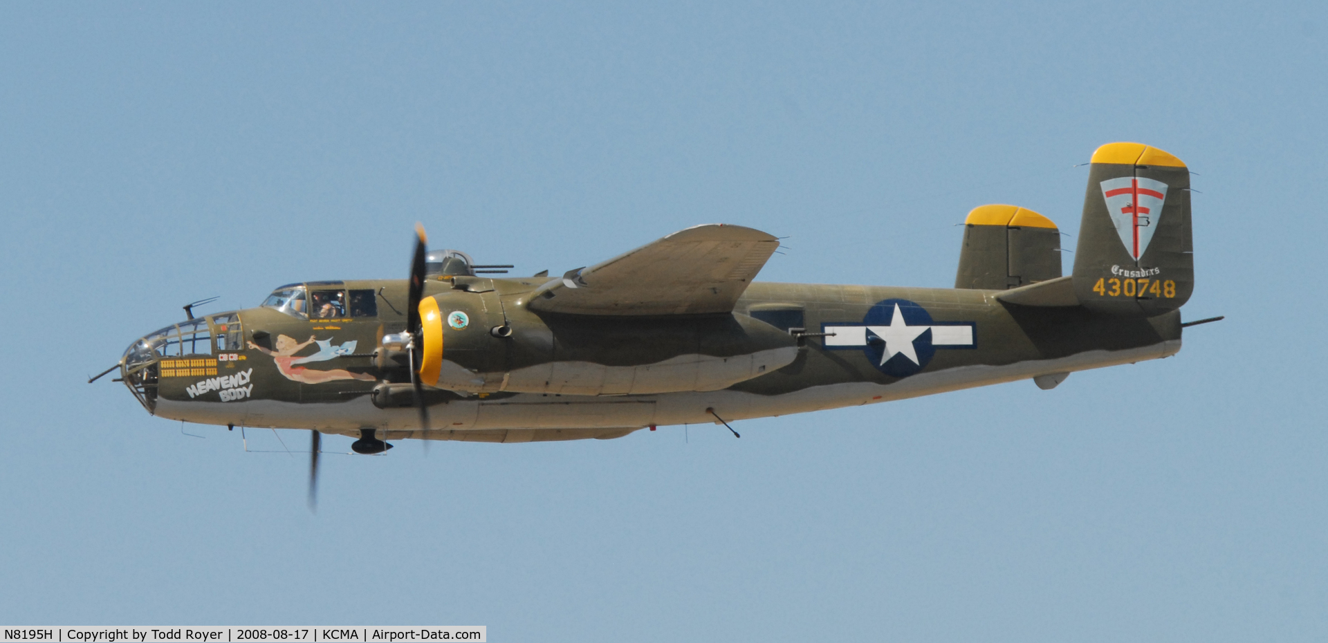 N8195H, 1944 North American TB-25N Mitchell C/N 108-34023 (44-30748), Camarillo Airshow 2008