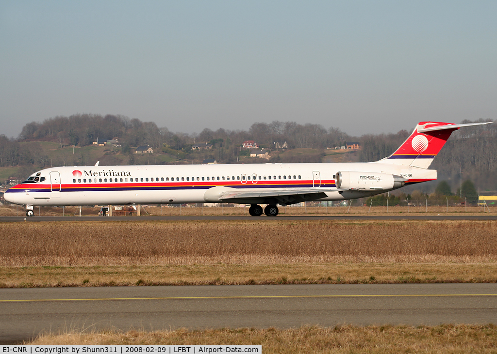 EI-CNR, 1992 McDonnell Douglas MD-83 (DC-9-83) C/N 53199, Arriving rwy 02