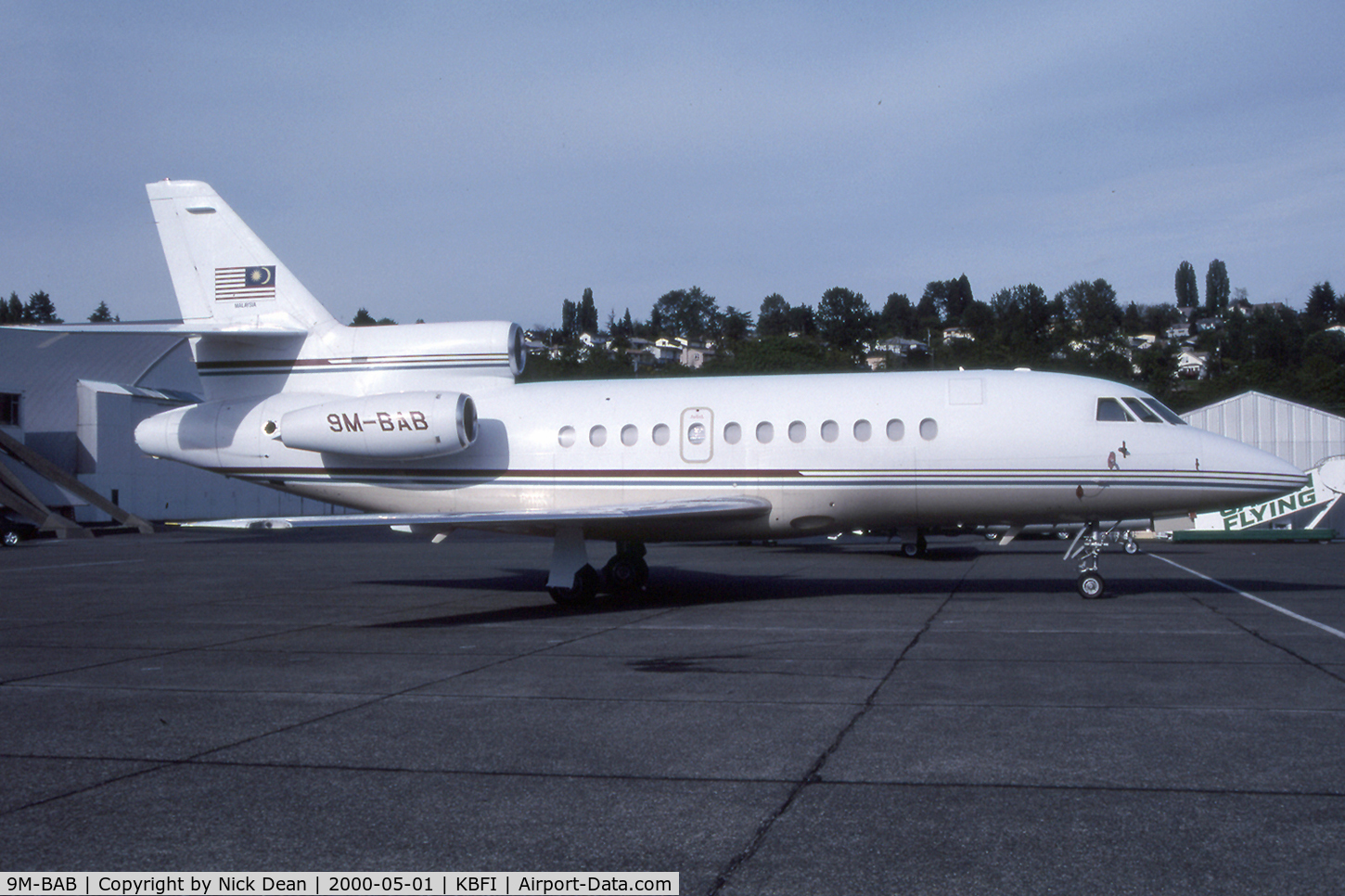9M-BAB, 1992 Dassault Falcon 900B C/N 121, KBFI