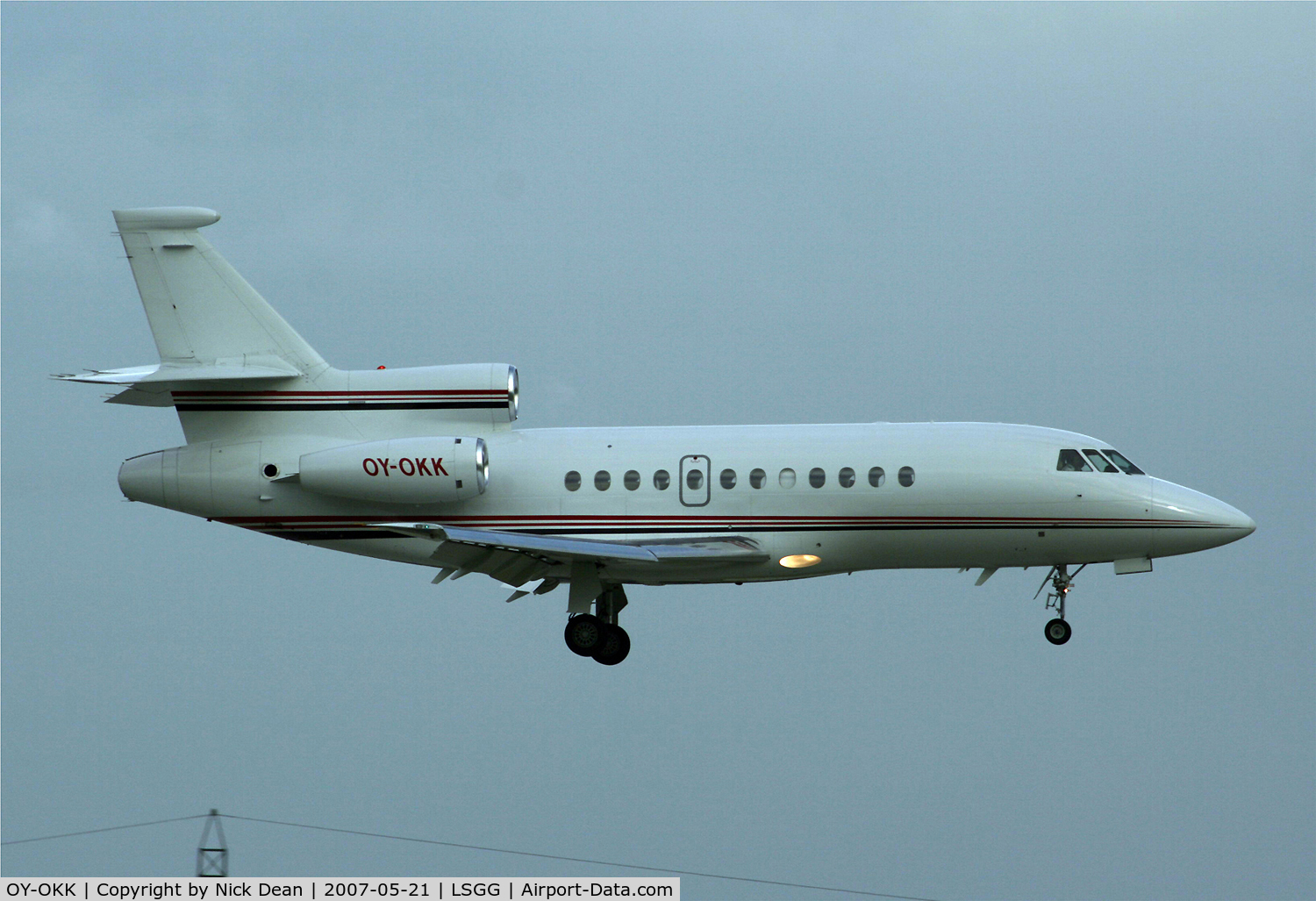 OY-OKK, 2003 Dassault Falcon 900EX C/N 128, LSGG