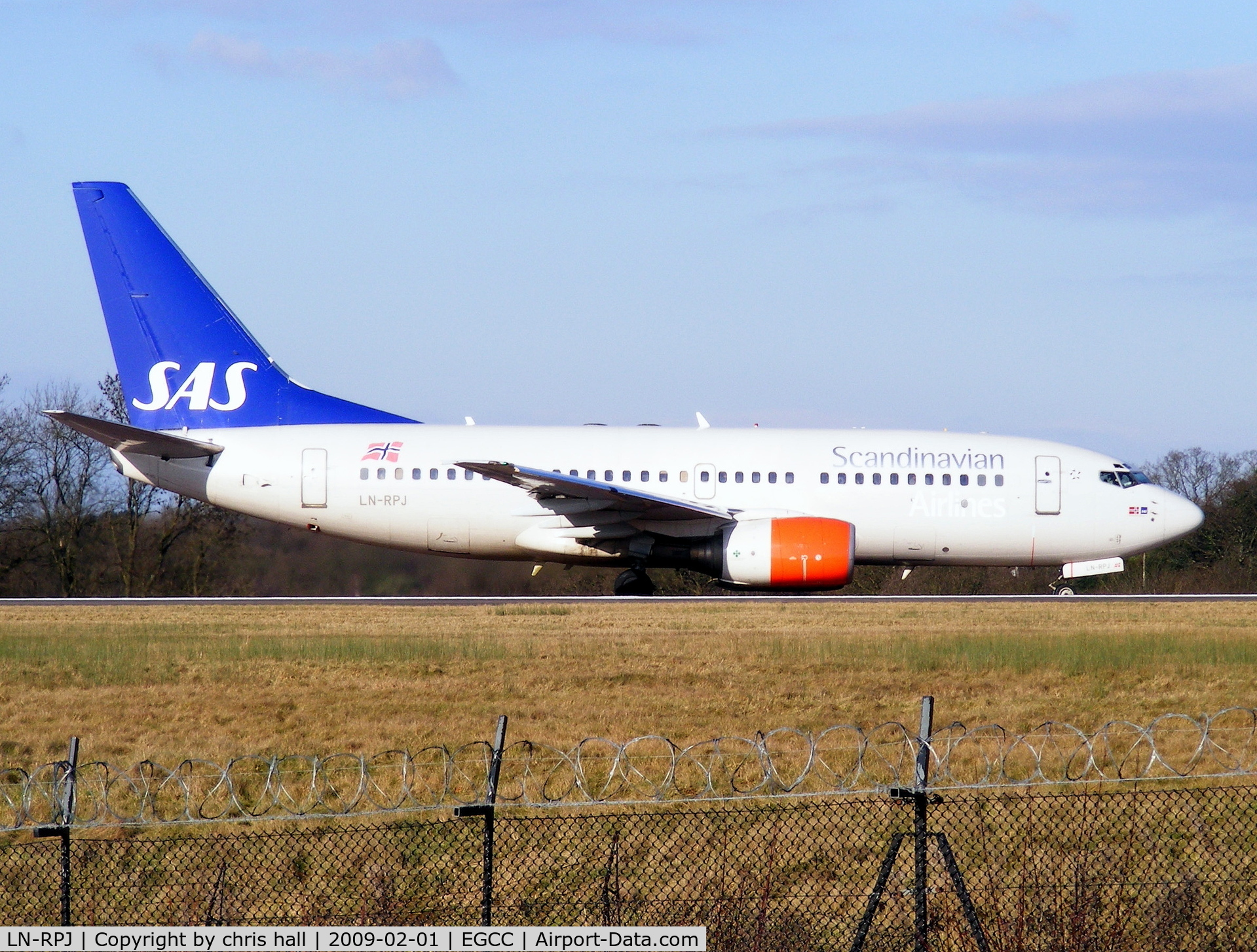 LN-RPJ, 2000 Boeing 737-783 C/N 30192, Scandinavian