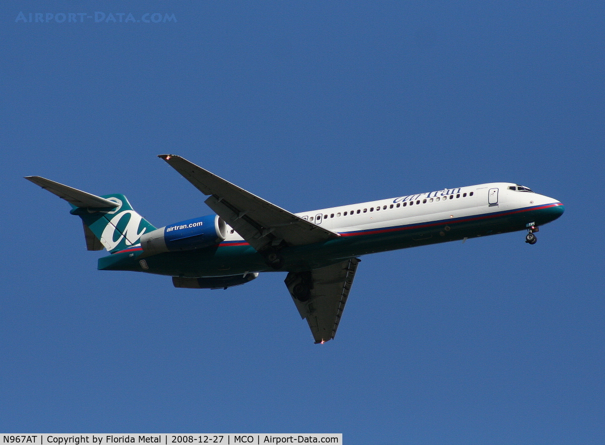 N967AT, 2001 Boeing 717-200 C/N 55028, Air Tran 717