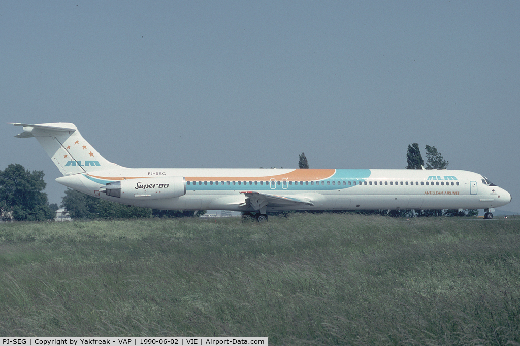 PJ-SEG, 1982 McDonnell Douglas MD-82 (DC-9-82) C/N 49124, ALM MD80
