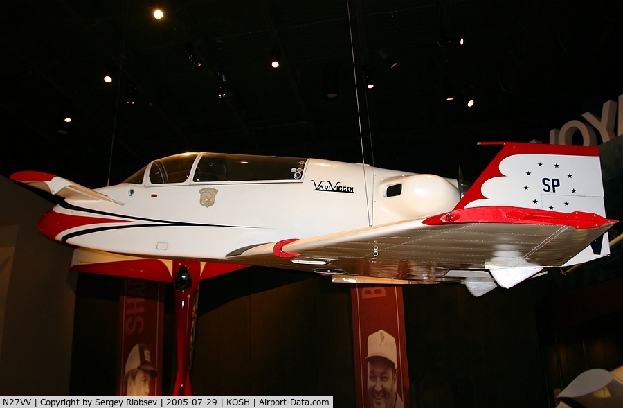 N27VV, 1972 Rutan VariViggen 50-160 C/N 001, EAA museum