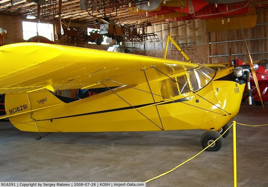 N16291, 1936 Aeronca C-3 C/N A-668, EAA museum