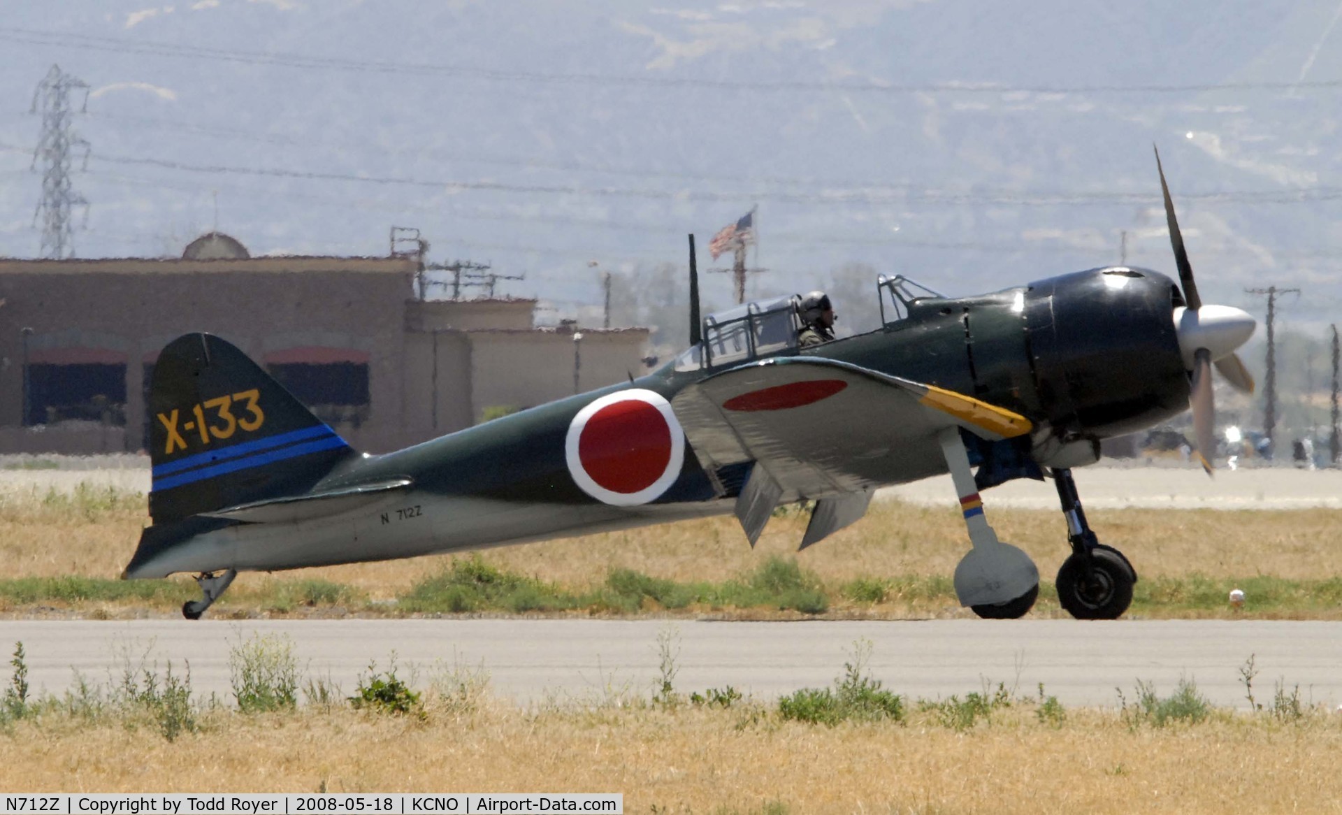 N712Z, 1942 Mitsubishi A6M3 Reisen (Zero) C/N 3869, Chino Airshow 2008