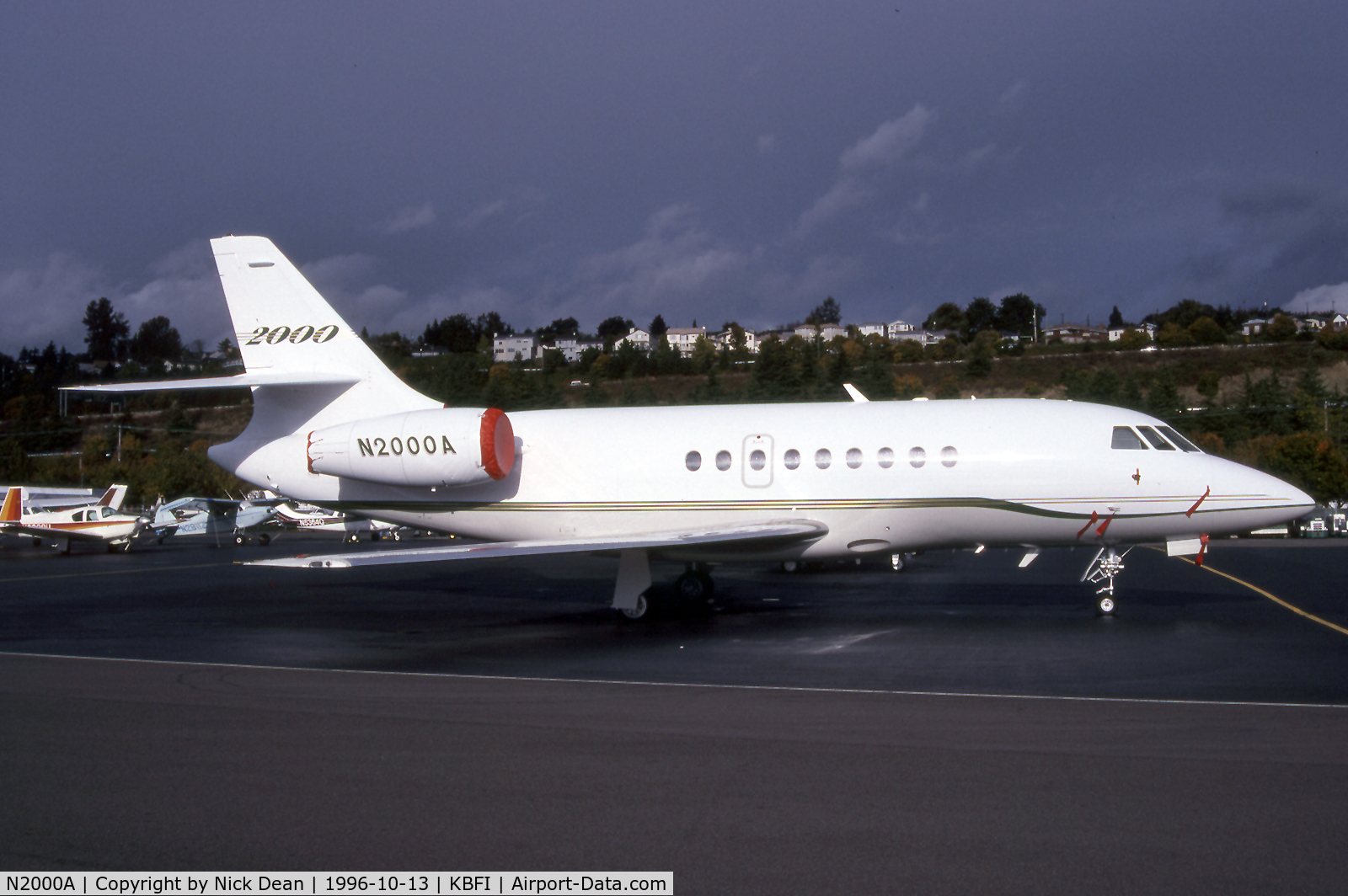 N2000A, 1996 Dassault Falcon 2000 C/N 026, KBFI