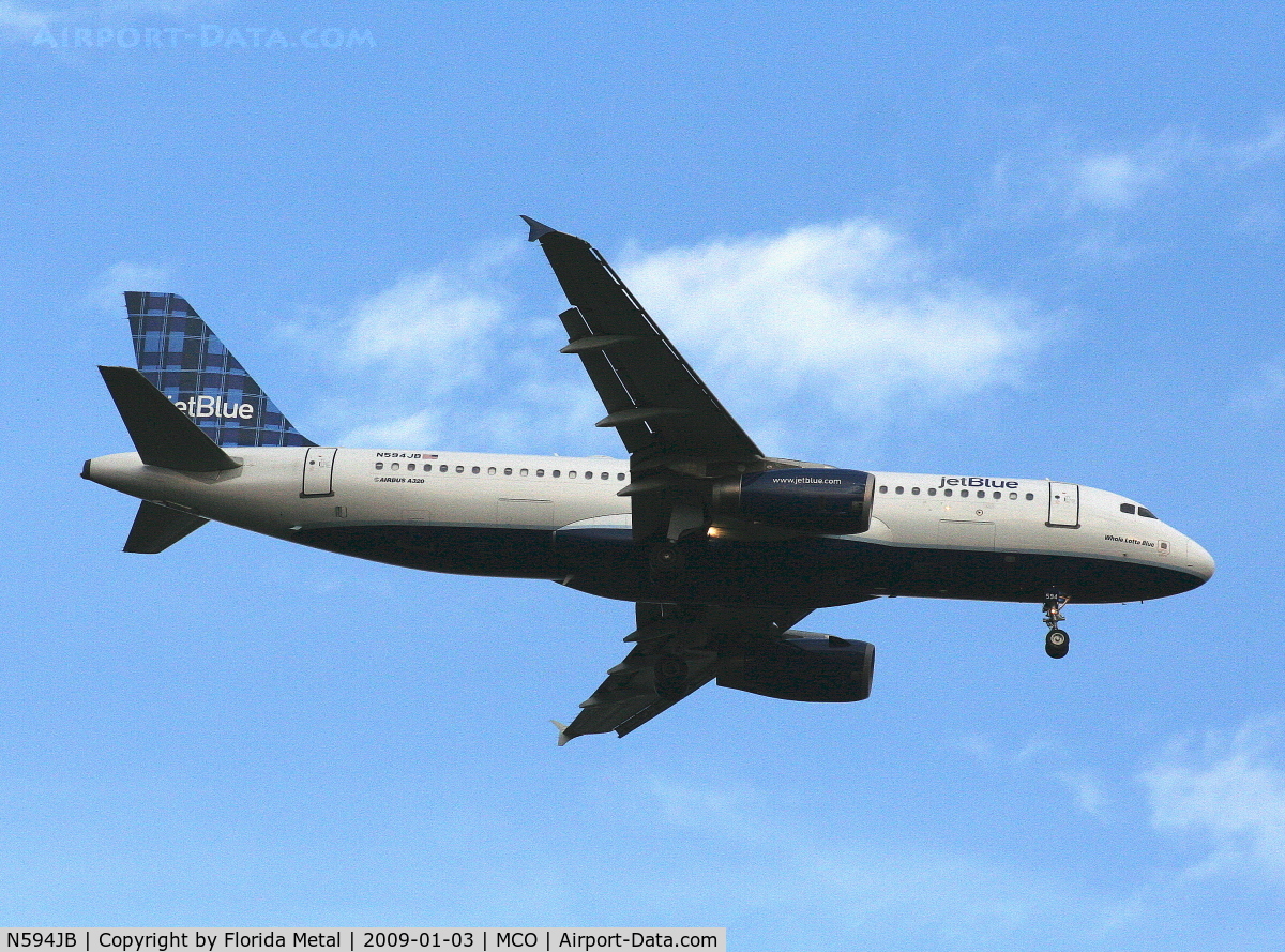 N594JB, 2004 Airbus A320-232 C/N 2284, Jet Blue A320