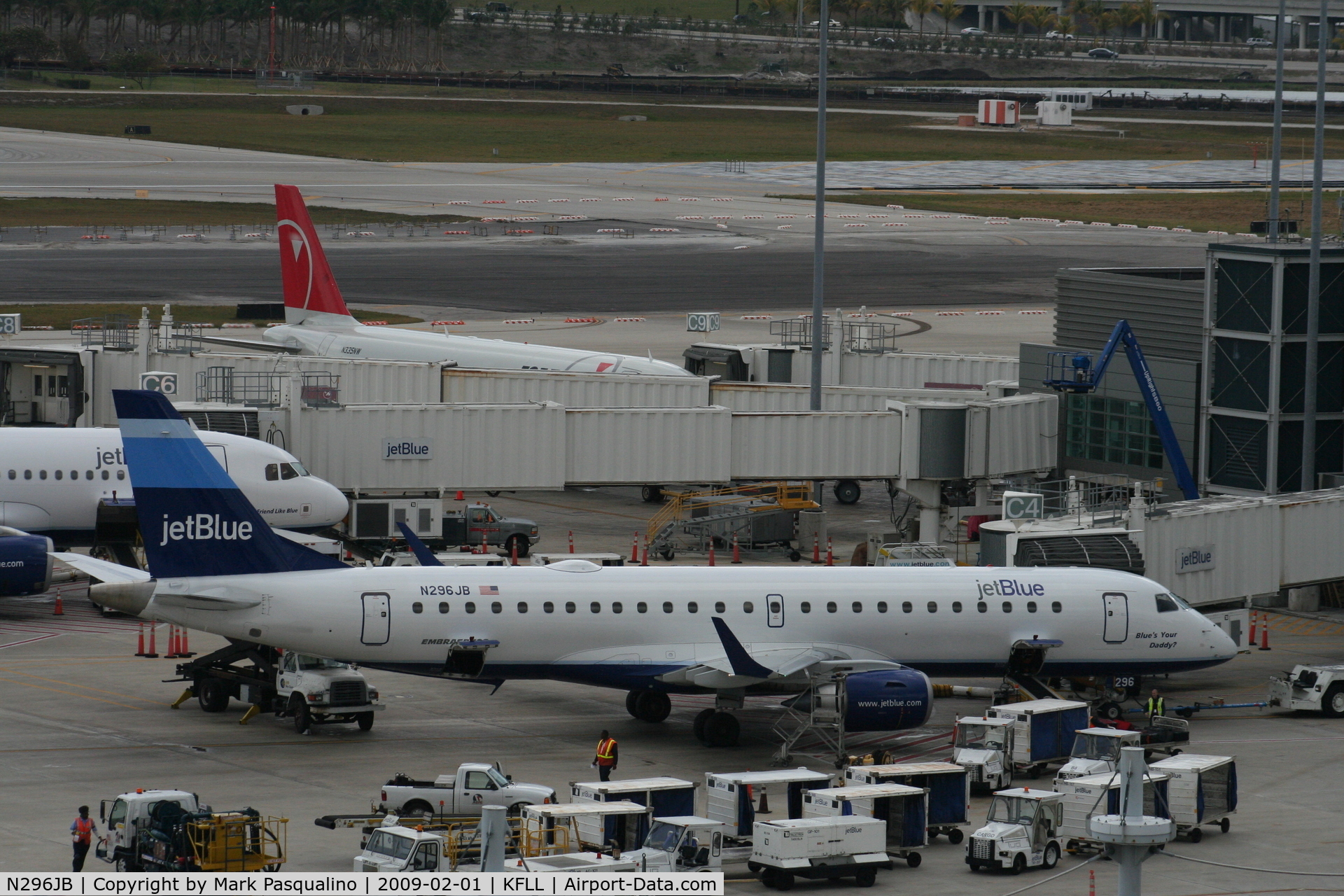 N296JB, Embraer ERJ-190-100 IGW 190AR C/N 19000219, ERJ 190-100 IGW