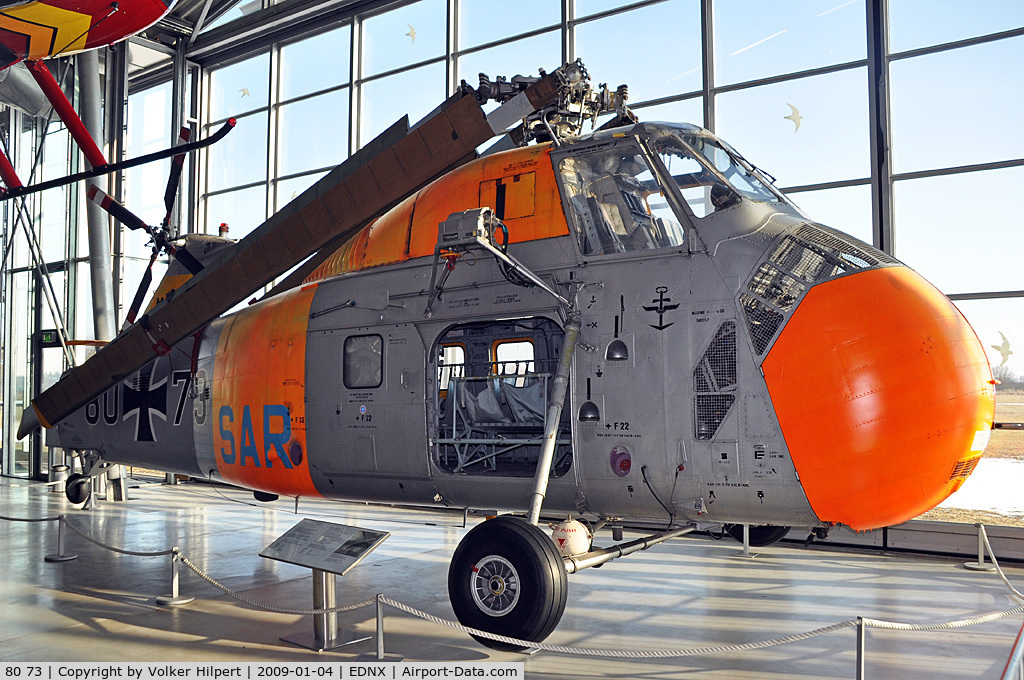 80 73, Sikorsky SH-34G Seabat C/N 58-1557, at Oberschleissheim museum