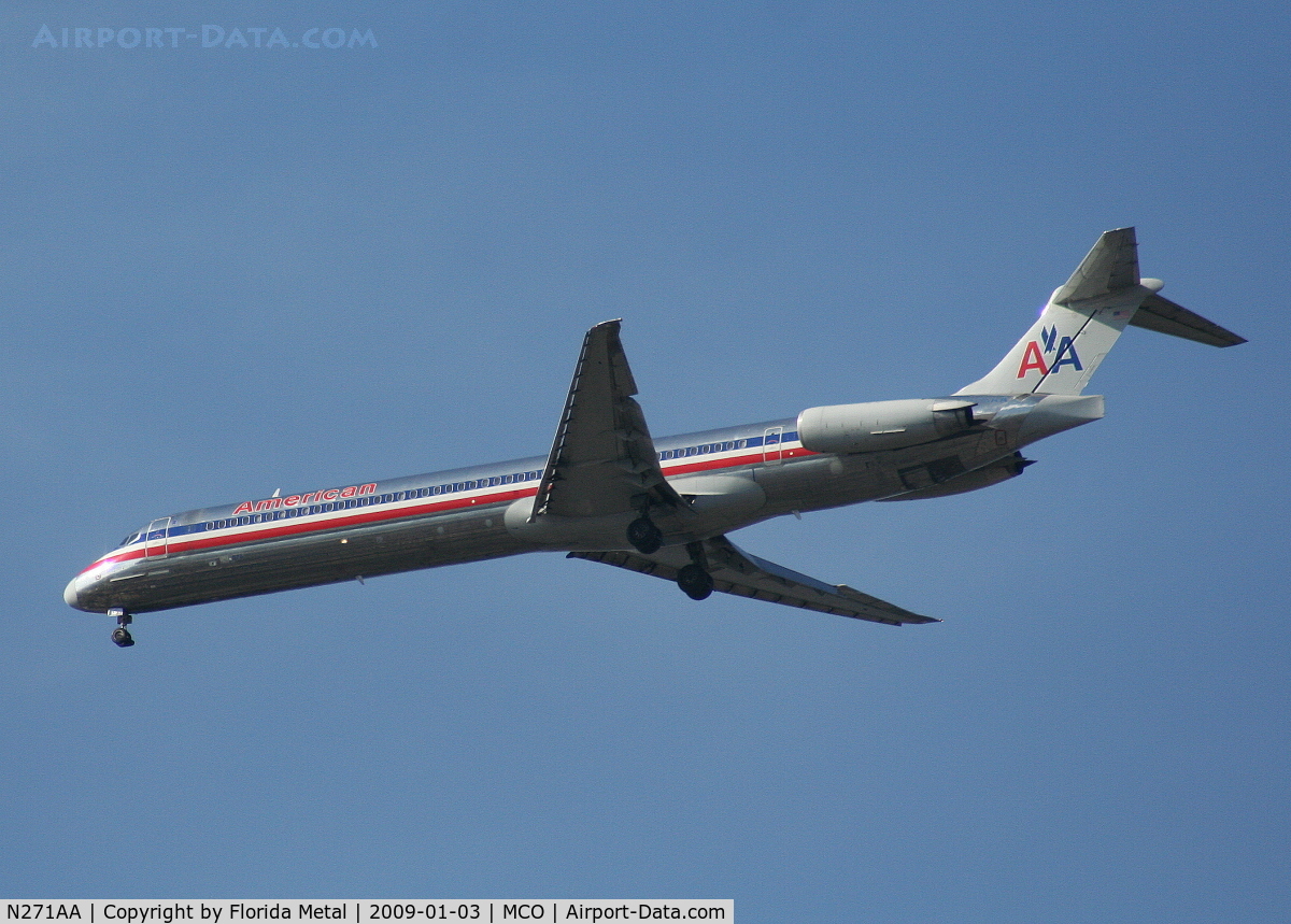 N271AA, 1985 McDonnell Douglas MD-82 (DC-9-82) C/N 49293, American MD-82